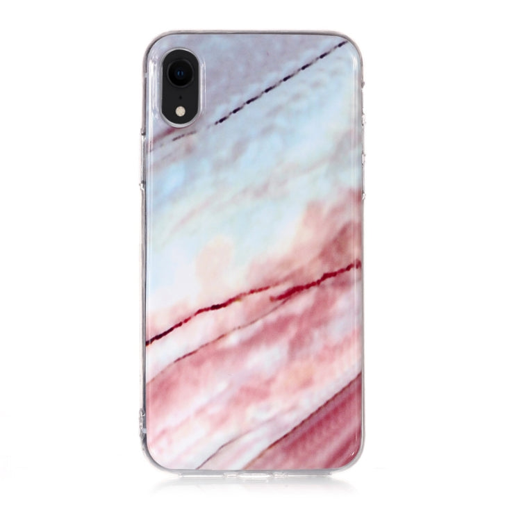 For iPhone XR Marble Pattern TPU Soft Protective Case