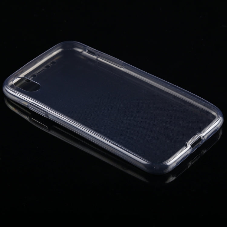 For iPhone XR Ultra-thin Double-sided Full Coverage Transparent TPU Case