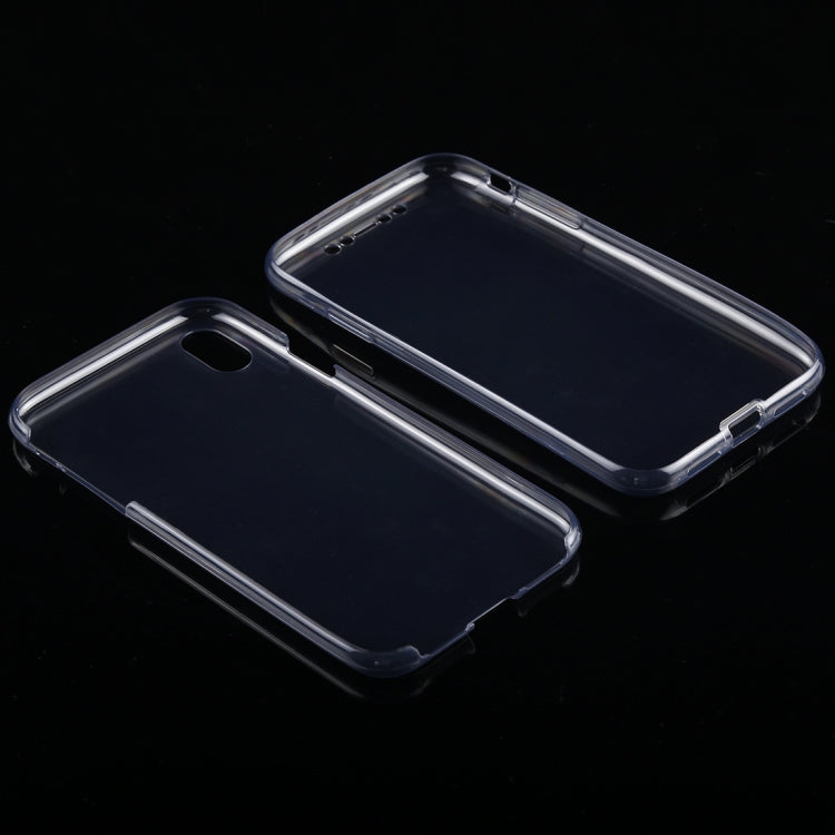 For iPhone XR Ultra-thin Double-sided Full Coverage Transparent TPU Case