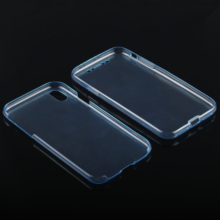 For iPhone XR Ultra-thin Double-sided Full Coverage Transparent TPU Case