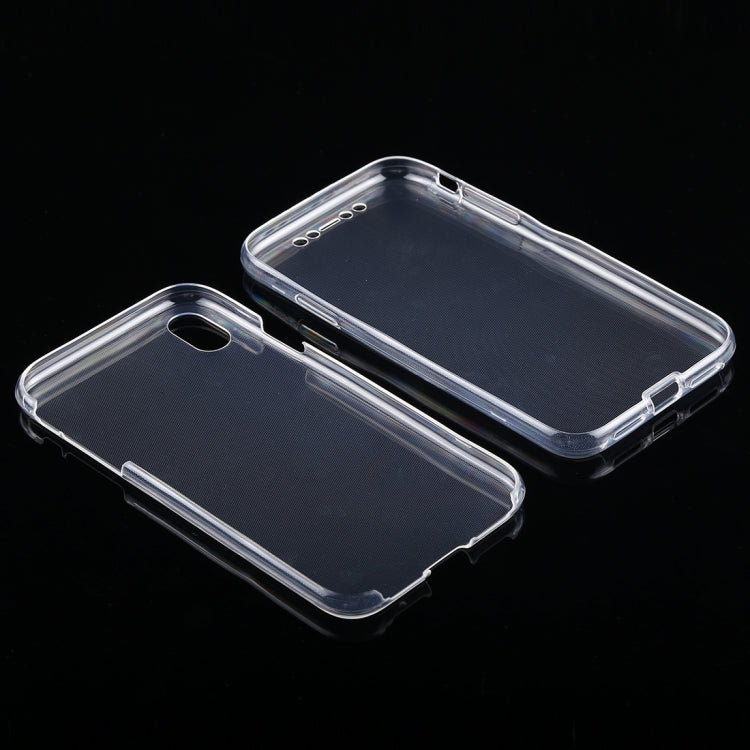 For iPhone XR Ultra-thin Double-sided Full Coverage Transparent TPU Case