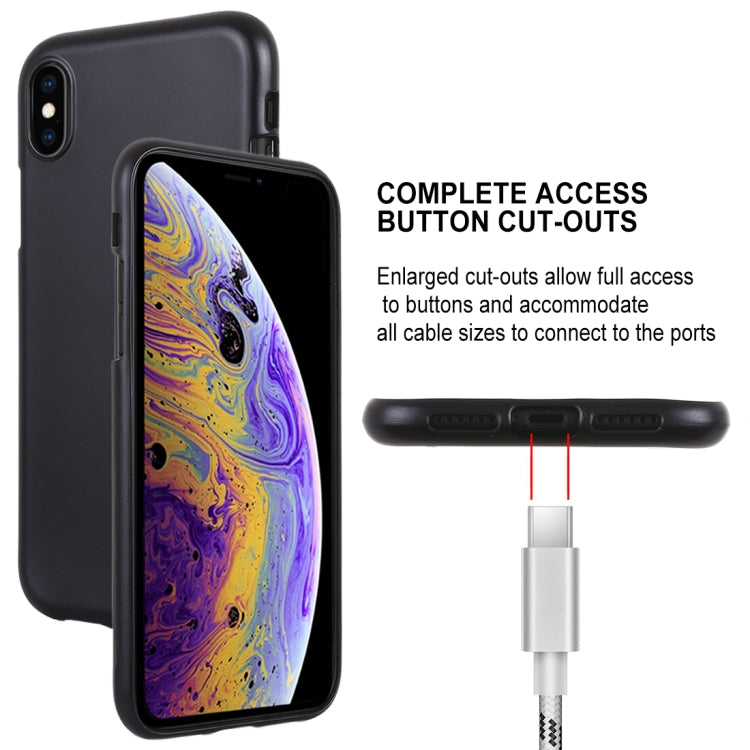 For iPhone X / XS GOOSPERY I JELLY Metal Series Shockproof Soft TPU Case