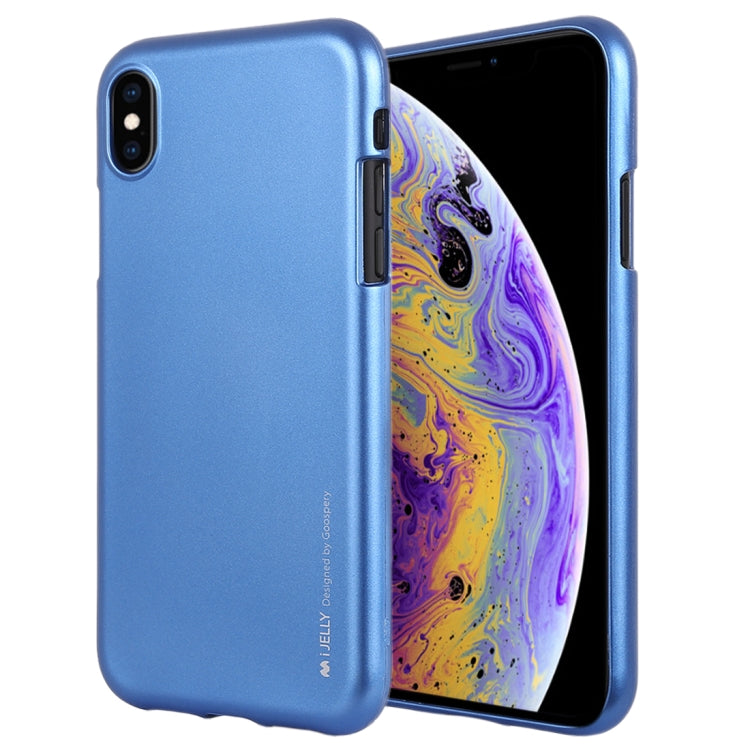 For iPhone X / XS GOOSPERY I JELLY Metal Series Shockproof Soft TPU Case