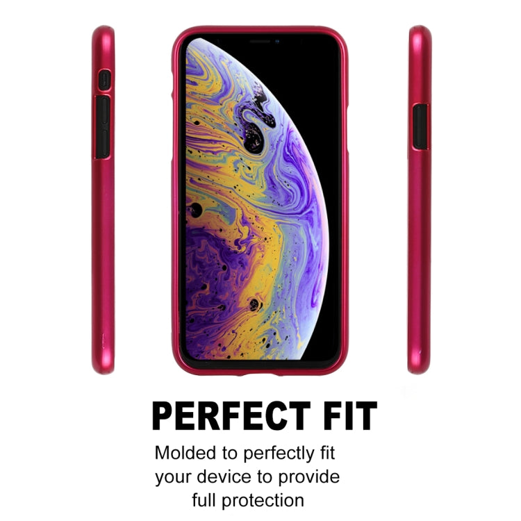 For iPhone X / XS GOOSPERY I JELLY Metal Series Shockproof Soft TPU Case