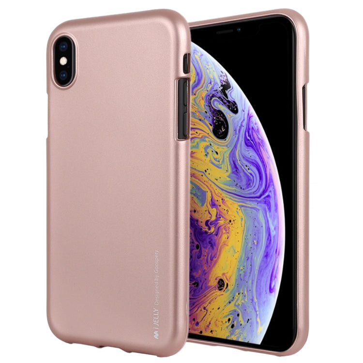 For iPhone X / XS GOOSPERY I JELLY Metal Series Shockproof Soft TPU Case