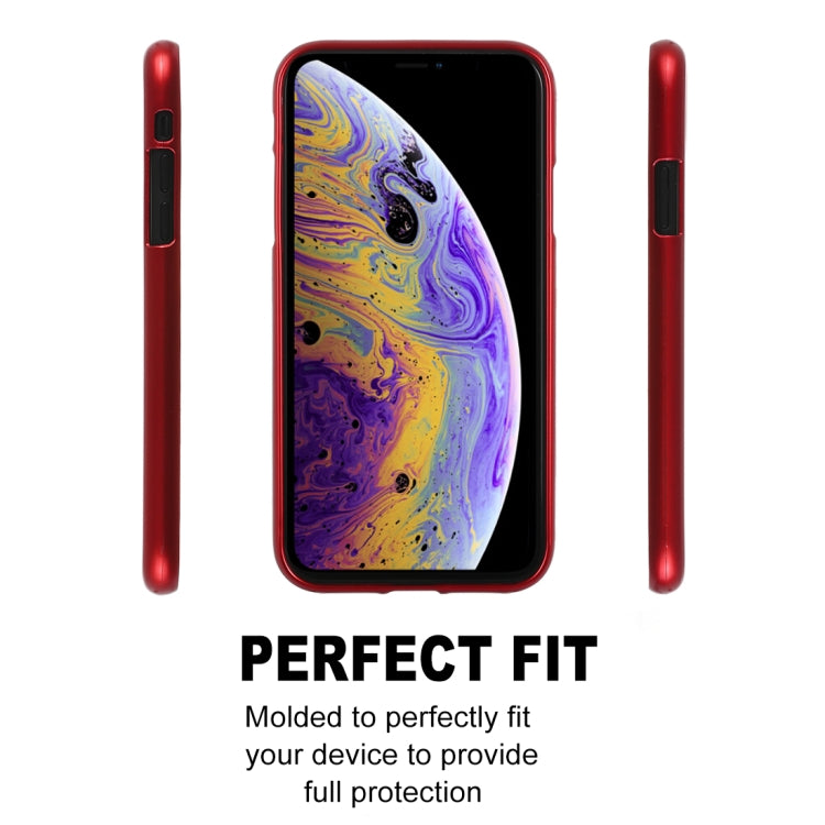 For iPhone X / XS GOOSPERY I JELLY Metal Series Shockproof Soft TPU Case