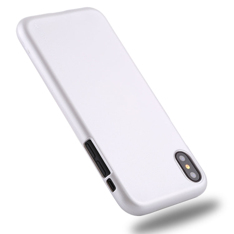 For iPhone X / XS GOOSPERY I JELLY Metal Series Shockproof Soft TPU Case