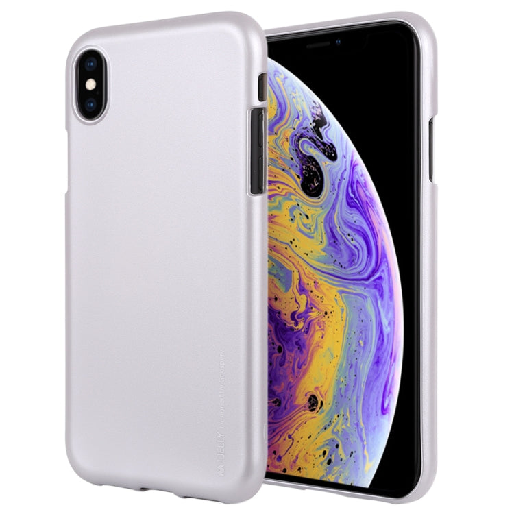 For iPhone X / XS GOOSPERY I JELLY Metal Series Shockproof Soft TPU Case