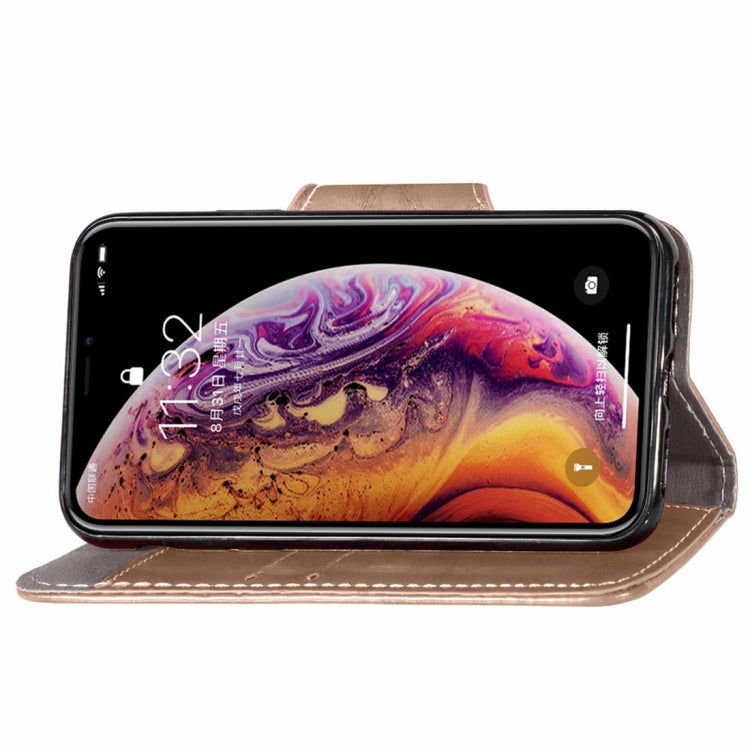 For iPhone XR Crazy Horse Texture Retro Business Horizontal Flip Leather Case with Holder & Card Slots & Wallet