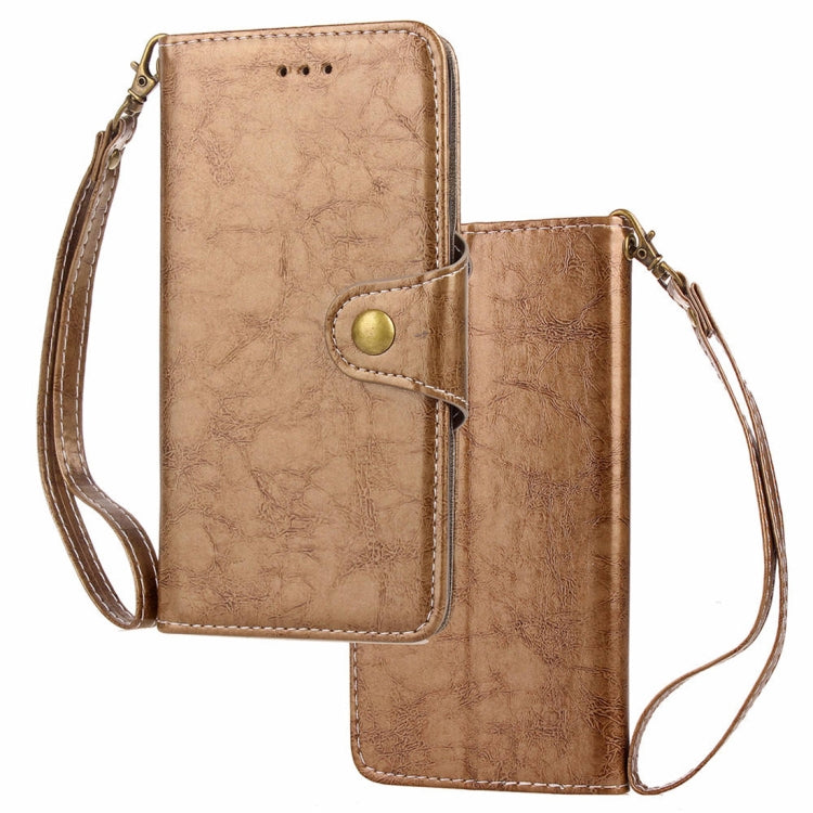 For iPhone XR Crazy Horse Texture Retro Business Horizontal Flip Leather Case with Holder & Card Slots & Wallet