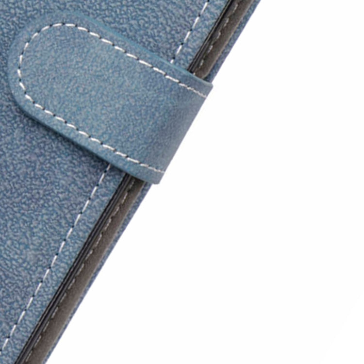 For iPhone XR Frosted TPU Horizontal Flip Leather Case with Holder & Card Slots & Wallet & Photo Frame