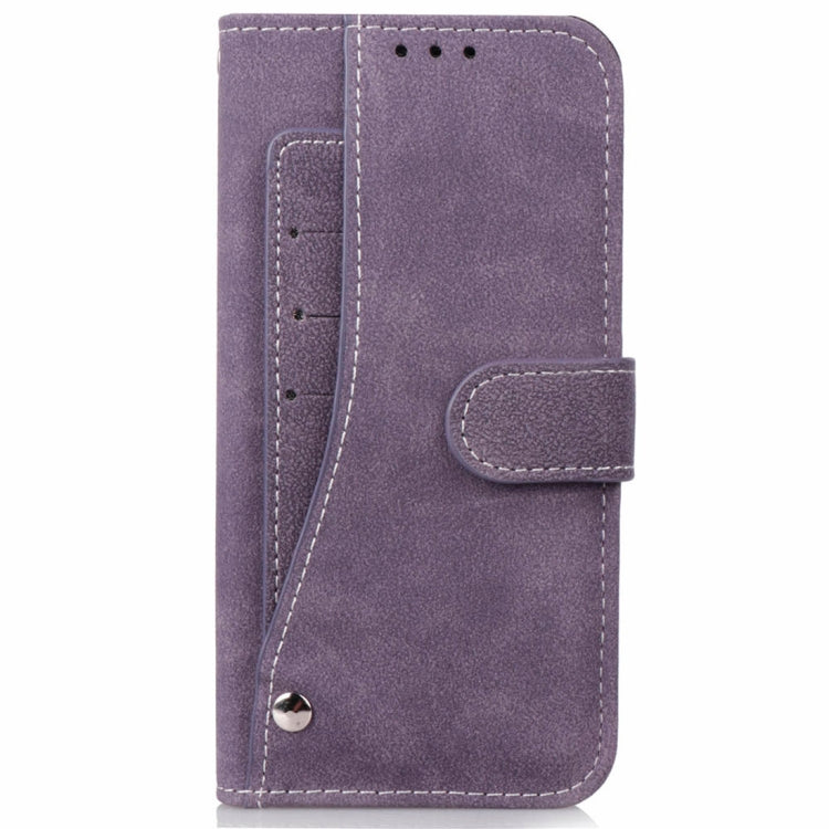 For iPhone XR Frosted TPU Horizontal Flip Leather Case with Holder & Card Slots & Wallet & Photo Frame