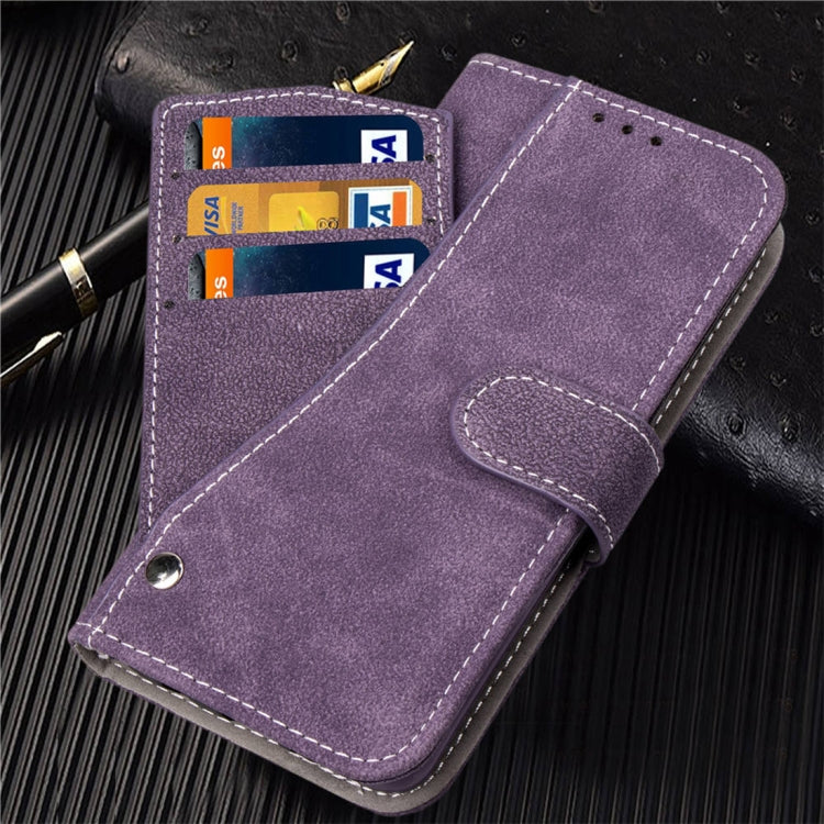 For iPhone XR Frosted TPU Horizontal Flip Leather Case with Holder & Card Slots & Wallet & Photo Frame