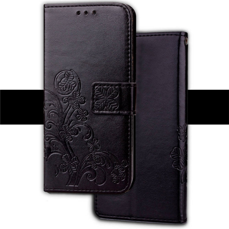For iPhone XR Embossed Pattern PU + TPU Horizontal Flip Leather Case with Holder & Card Slots & Wallet
