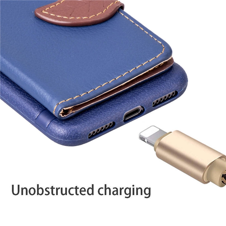 For iPhone XR Litchi Texture PU + TPU Horizontal Flip Leather Case with Holder & Card Slots & Wallet & Photo Frame