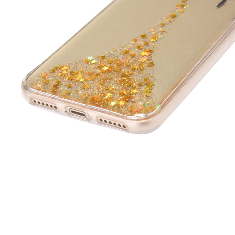 For iPhone XR Epoxy Angel Pattern Soft Case