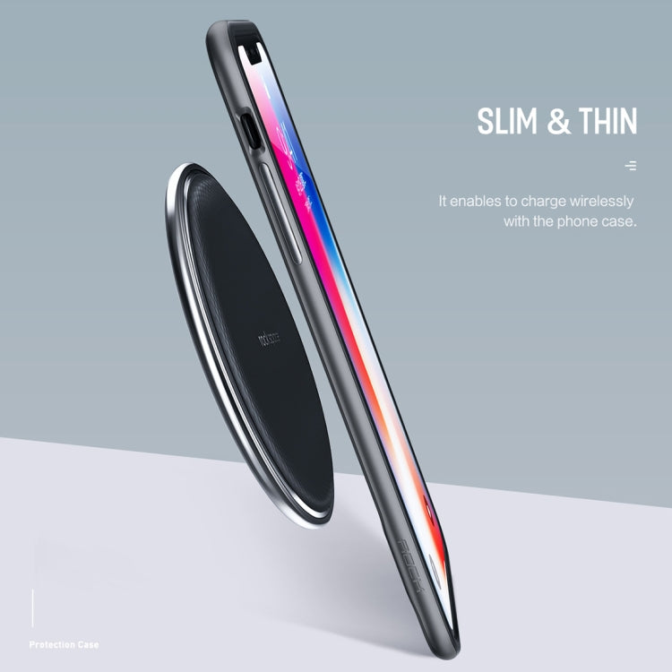 For iPhone XS ROCK Royce Series PC + TPU Protective Case
