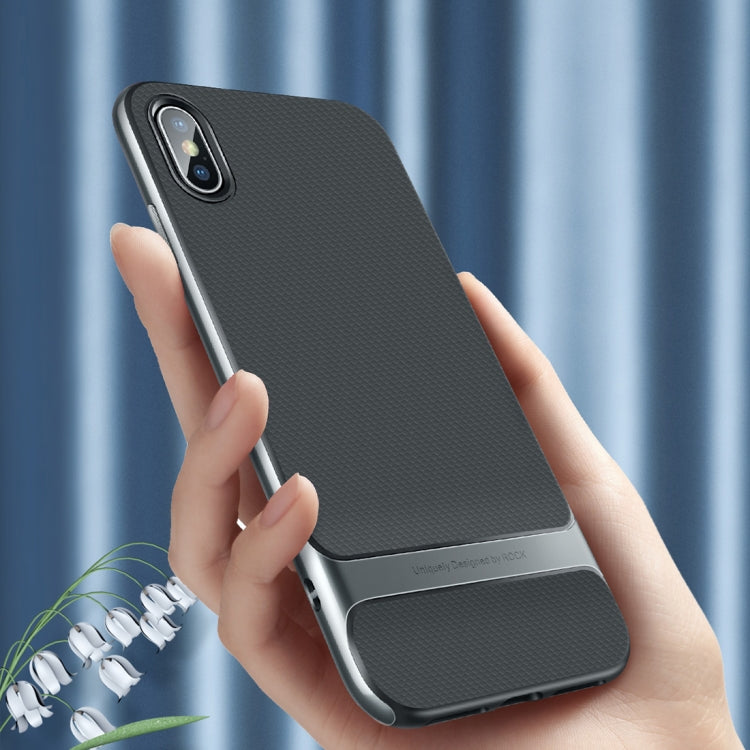 For iPhone XS ROCK Royce Series PC + TPU Protective Case