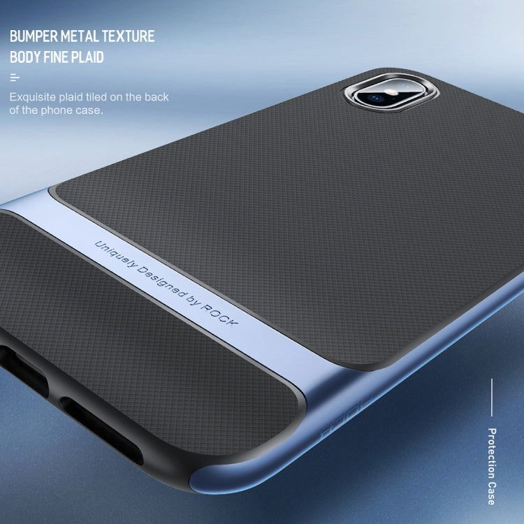 For iPhone XS ROCK Royce Series PC + TPU Protective Case