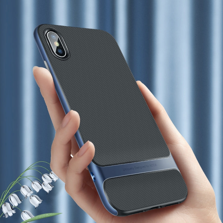 For iPhone XS ROCK Royce Series PC + TPU Protective Case
