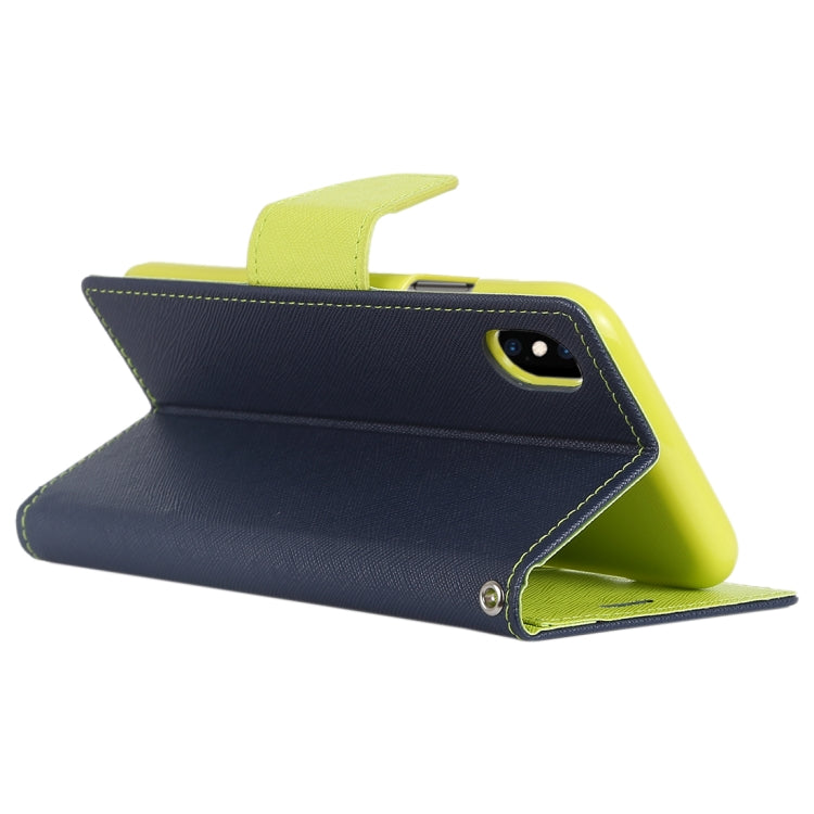 For iPhone X / XS GOOSPERY FANCY DIARY Horizontal Flip Leather Case with Holder & Card Slots & Wallet