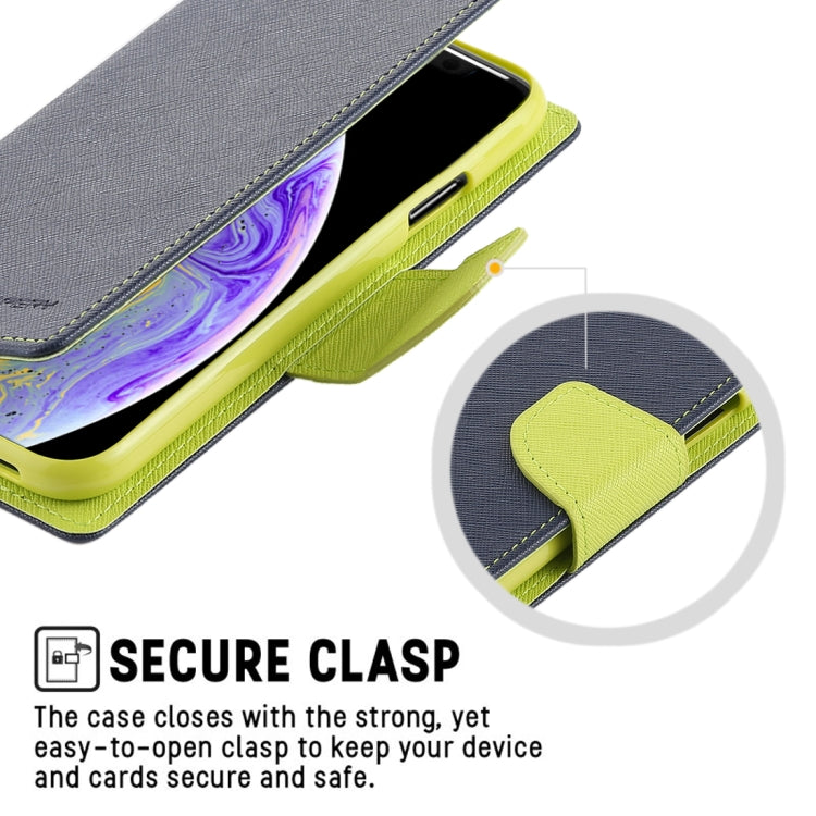 For iPhone X / XS GOOSPERY FANCY DIARY Horizontal Flip Leather Case with Holder & Card Slots & Wallet