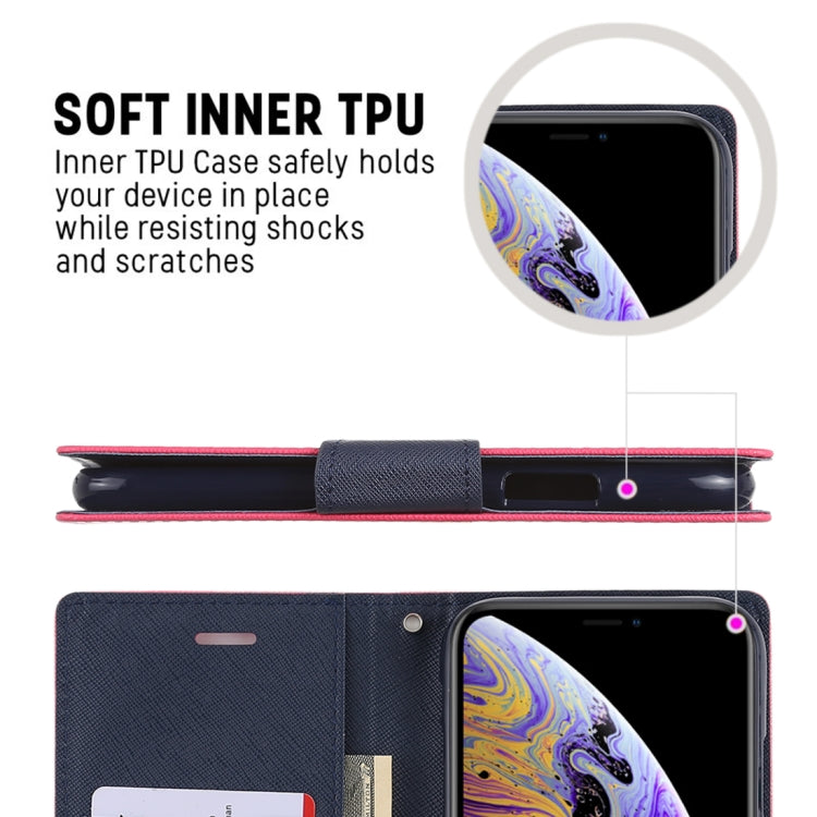 For iPhone X / XS GOOSPERY FANCY DIARY Horizontal Flip Leather Case with Holder & Card Slots & Wallet