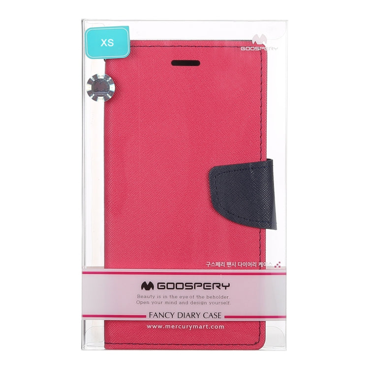 For iPhone X / XS GOOSPERY FANCY DIARY Horizontal Flip Leather Case with Holder & Card Slots & Wallet
