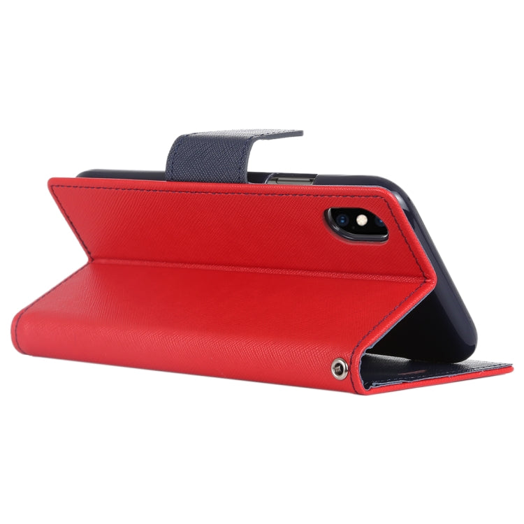 For iPhone X / XS GOOSPERY FANCY DIARY Horizontal Flip Leather Case with Holder & Card Slots & Wallet