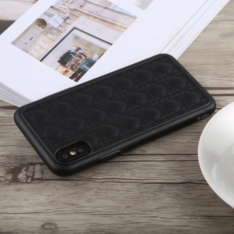 For iPhone X / XS TOTUDESIGN Deo Series Shockproof TPU+PU Case
