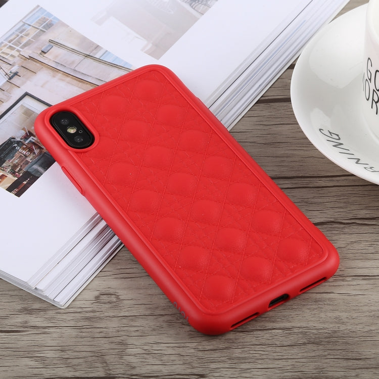 For iPhone X / XS TOTUDESIGN Deo Series Shockproof TPU+PU Case