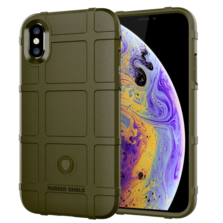 For iPhone XS Full Coverage Shockproof TPU Case