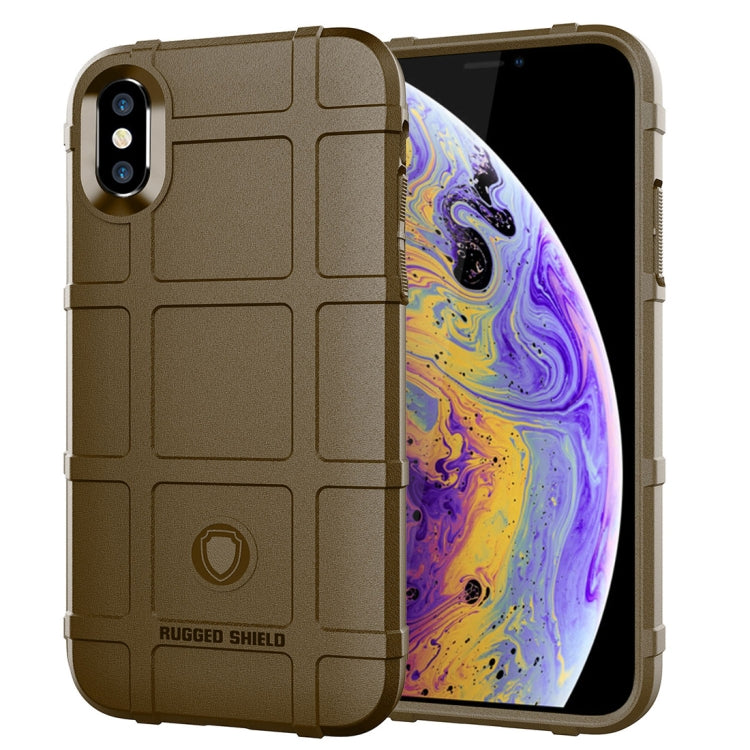 For iPhone XS Full Coverage Shockproof TPU Case