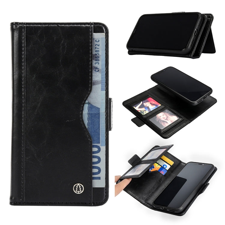 For iPhone X / XS Horizontal Flip Leather Case with Card Slots & Arc Holder & Wallet & Photo Frame