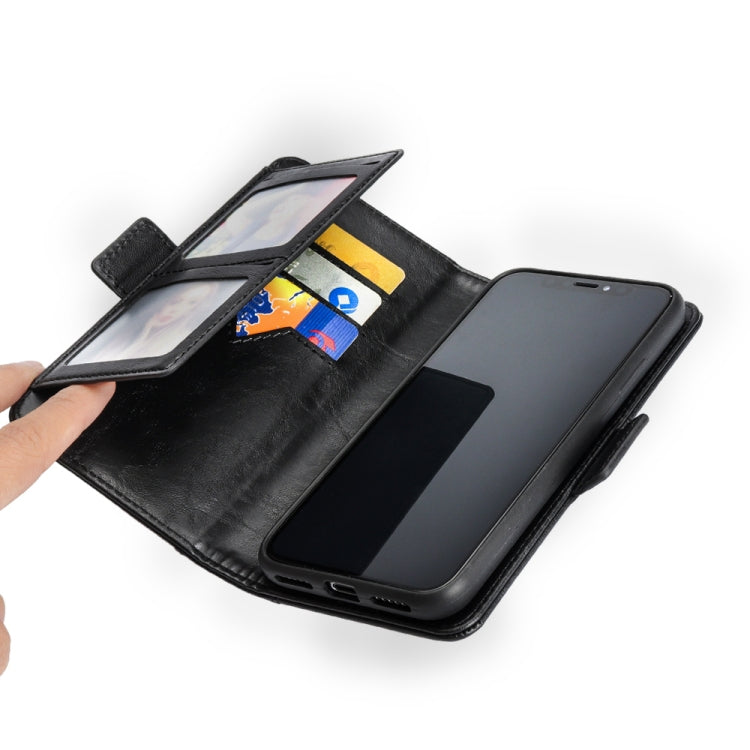 For iPhone X / XS Horizontal Flip Leather Case with Card Slots & Arc Holder & Wallet & Photo Frame