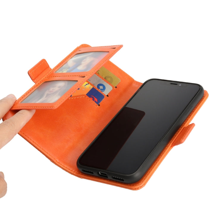 For iPhone X / XS Horizontal Flip Leather Case with Card Slots & Arc Holder & Wallet & Photo Frame