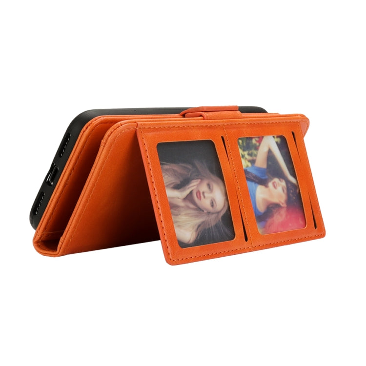 For iPhone X / XS Horizontal Flip Leather Case with Card Slots & Arc Holder & Wallet & Photo Frame