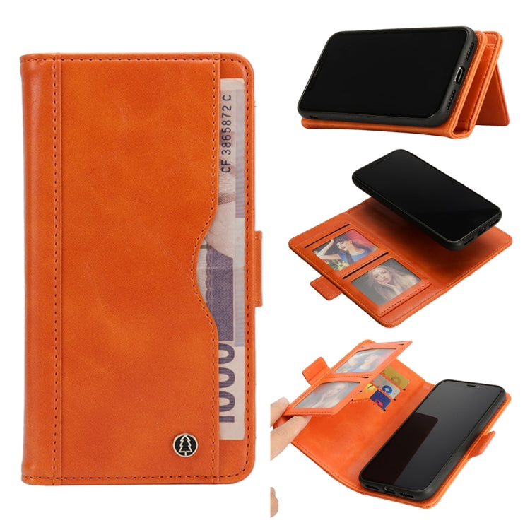 For iPhone X / XS Horizontal Flip Leather Case with Card Slots & Arc Holder & Wallet & Photo Frame