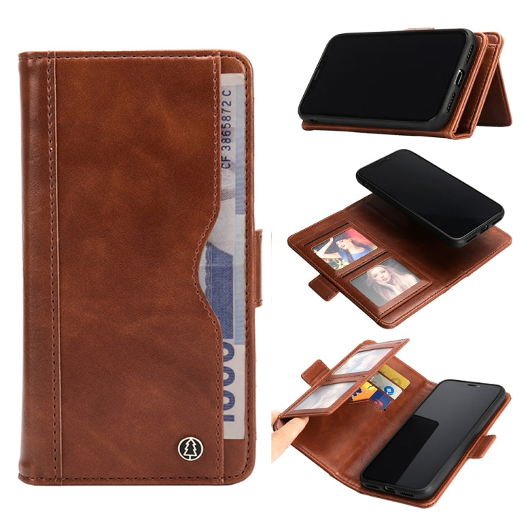 For iPhone X / XS Horizontal Flip Leather Case with Card Slots & Arc Holder & Wallet & Photo Frame