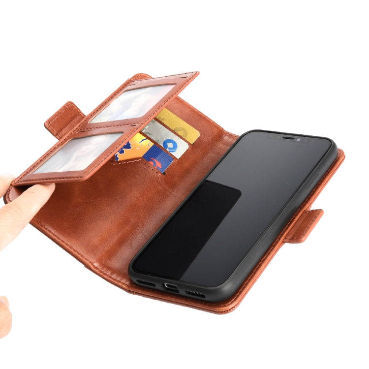 For iPhone X / XS Horizontal Flip Leather Case with Card Slots & Arc Holder & Wallet & Photo Frame