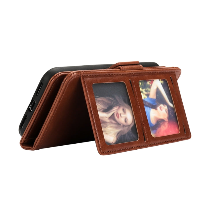 For iPhone X / XS Horizontal Flip Leather Case with Card Slots & Arc Holder & Wallet & Photo Frame