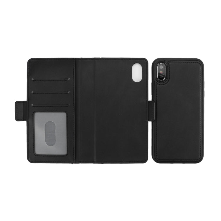 For iPhone X / XS Bible Style Business Horizontal Flip Leather Case with Card Slots & Photo Frame & Holder & Wallet