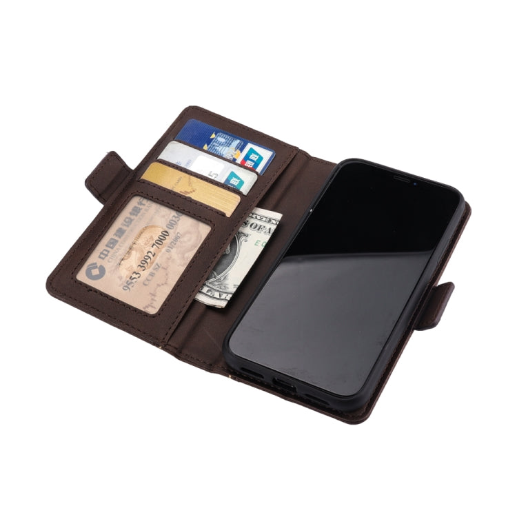 For iPhone X / XS Bible Style Business Horizontal Flip Leather Case with Card Slots & Photo Frame & Holder & Wallet