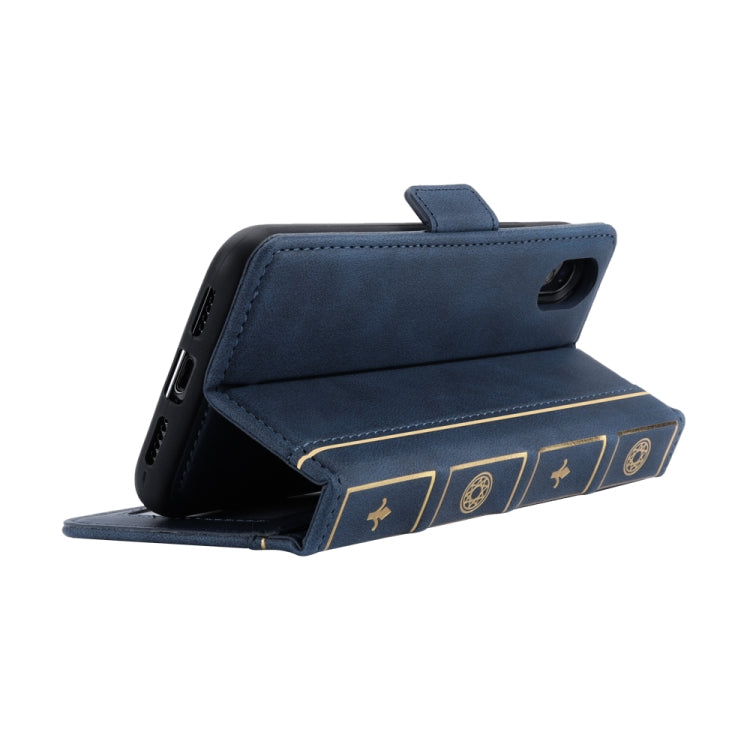 For iPhone X / XS Bible Style Business Horizontal Flip Leather Case with Card Slots & Photo Frame & Holder & Wallet