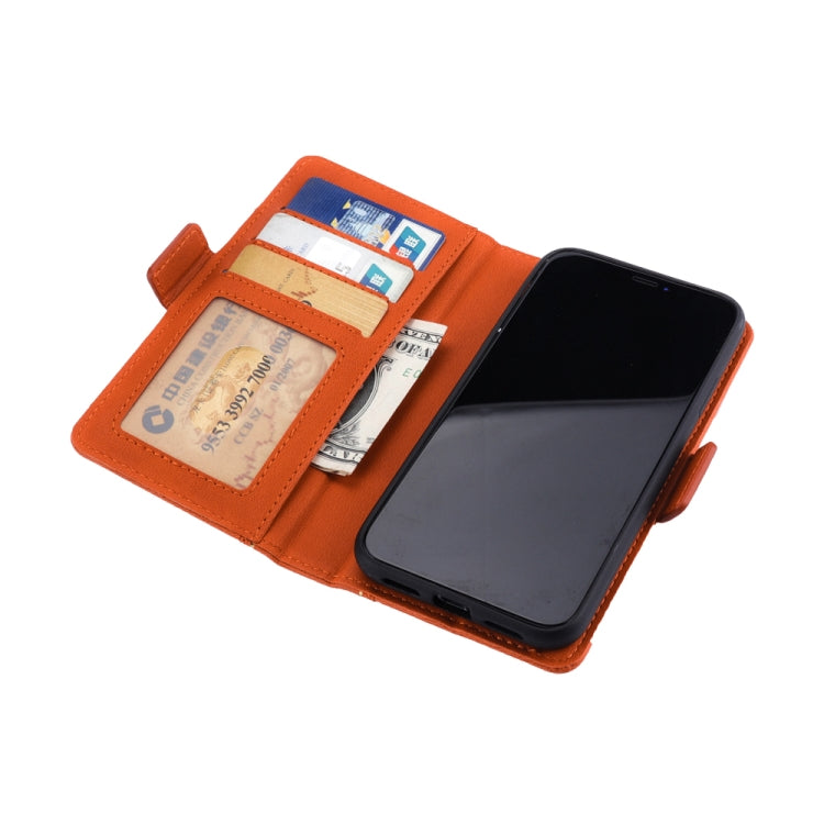 For iPhone X / XS Bible Style Business Horizontal Flip Leather Case with Card Slots & Photo Frame & Holder & Wallet