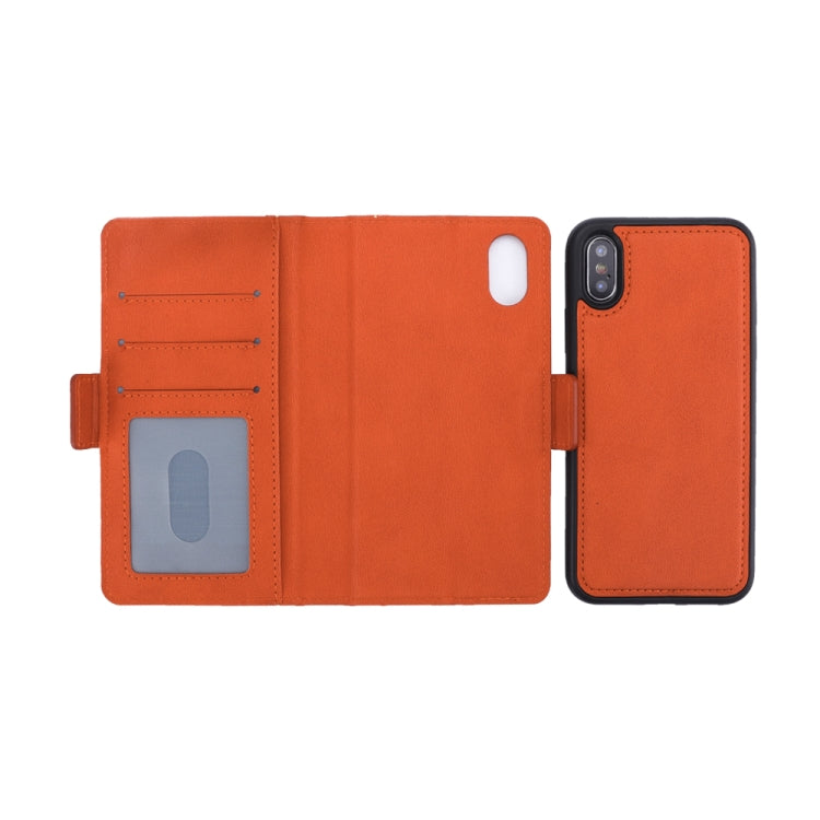 For iPhone X / XS Bible Style Business Horizontal Flip Leather Case with Card Slots & Photo Frame & Holder & Wallet