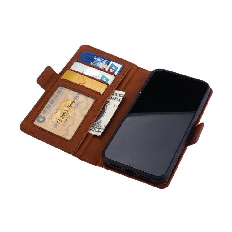 For iPhone X / XS Bible Style Business Horizontal Flip Leather Case with Card Slots & Photo Frame & Holder & Wallet