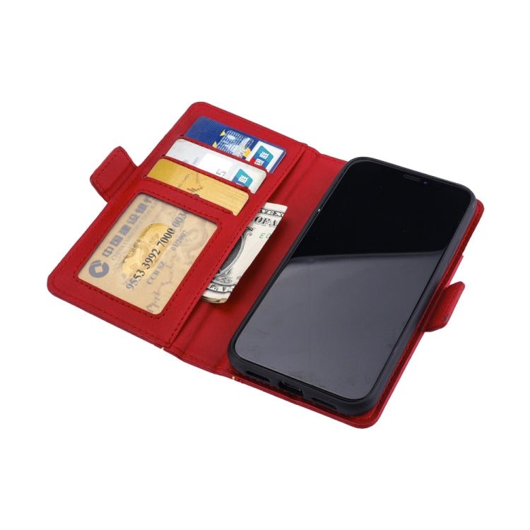 For iPhone X / XS Bible Style Business Horizontal Flip Leather Case with Card Slots & Photo Frame & Holder & Wallet