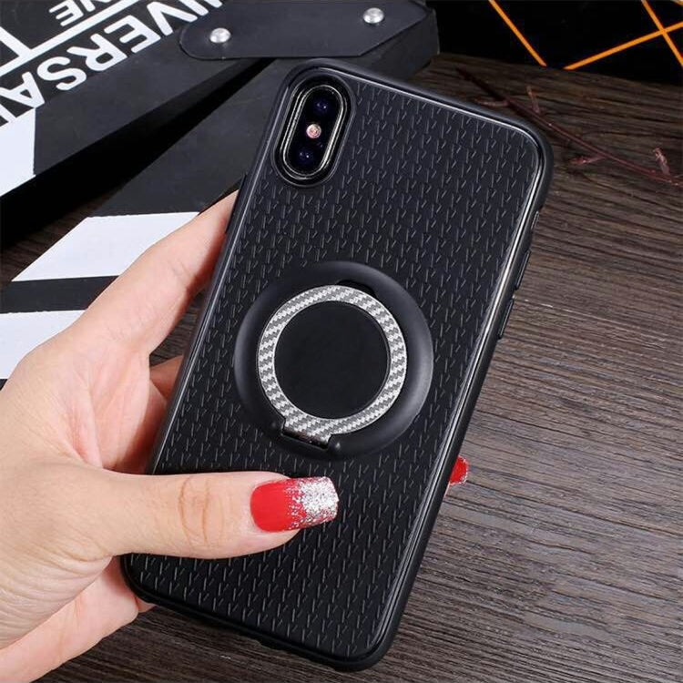 For iPhone X / XS 3 in 1 Magnetic Ring Case with Holder