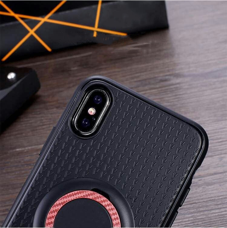 For iPhone X / XS 3 in 1 Magnetic Ring Case with Holder
